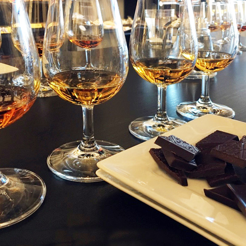 Whisky and chocolate tasting event